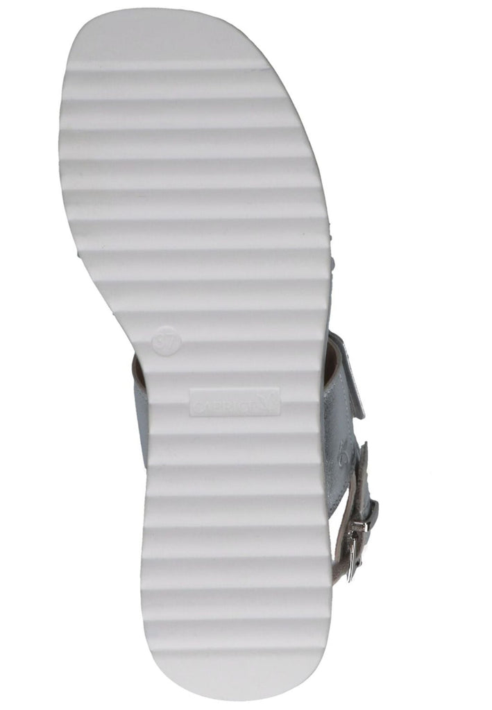 Caprice Sandalen Leder Silber
