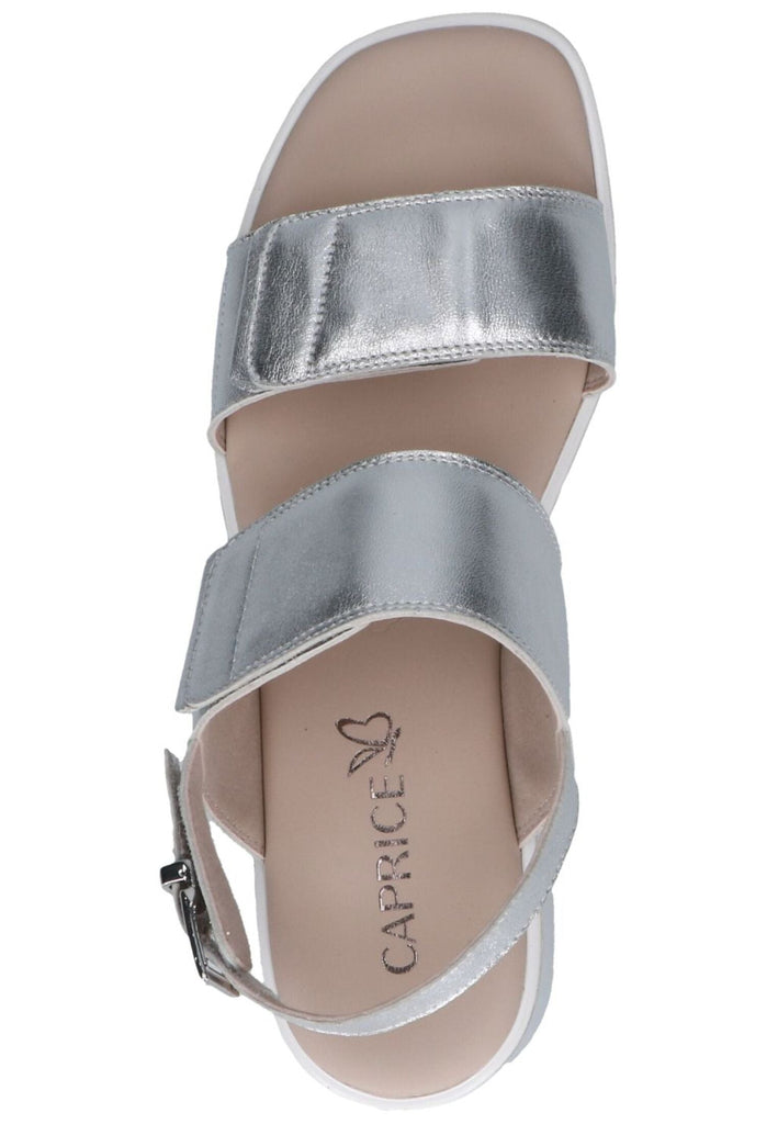 Caprice Sandalen Leder Silber