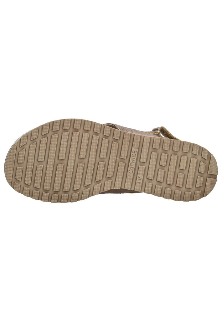 Caprice Sandalen Leder Taupe