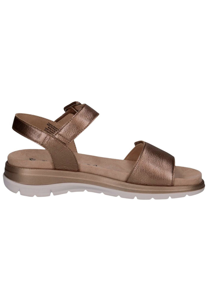 Caprice Sandalen Leder Taupe