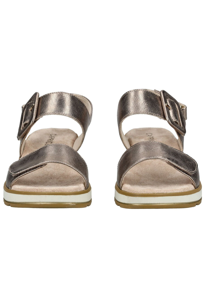 Caprice Sandalen Leder Taupe