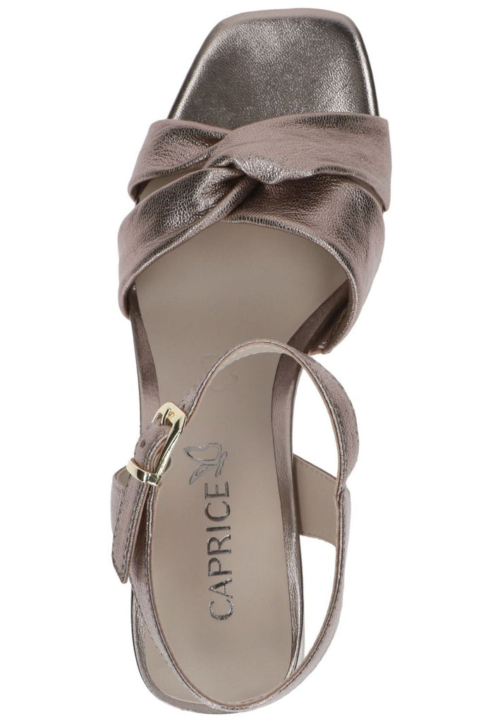 Caprice Sandalen Leder Taupe