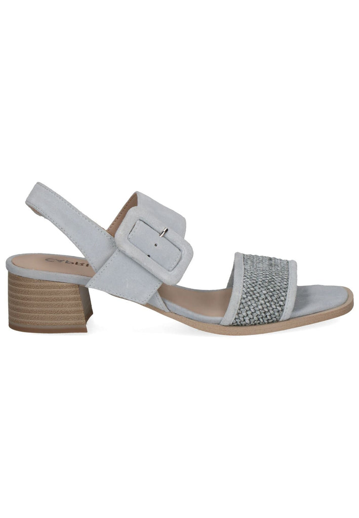 Caprice Sandalen Leder/Textil Hellblau
