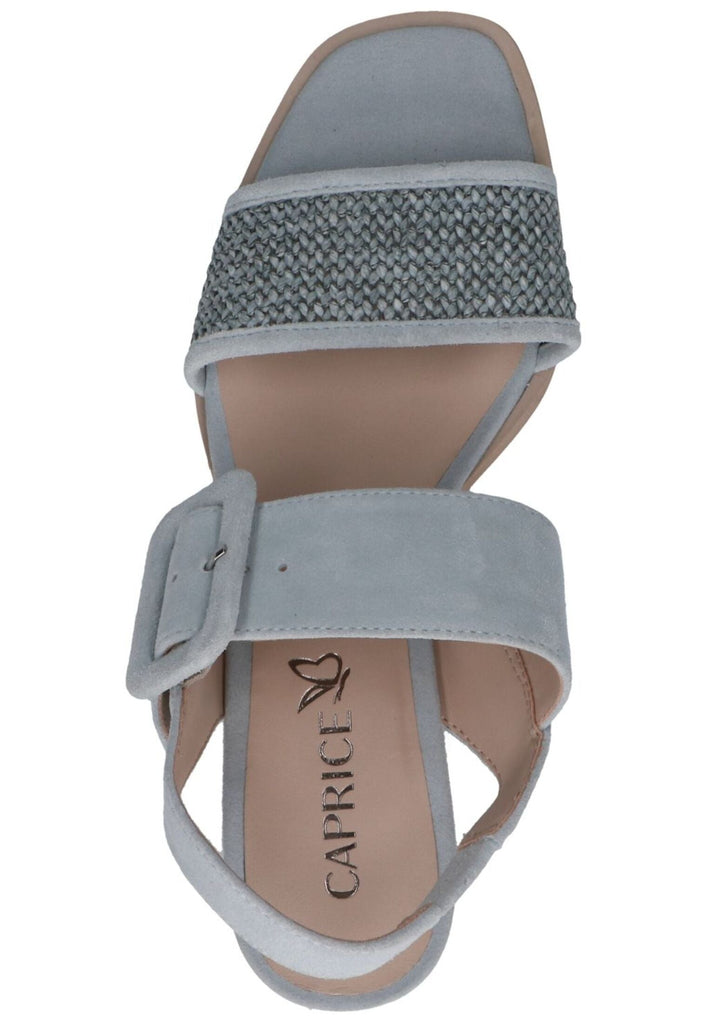 Caprice Sandalen Leder/Textil Hellblau