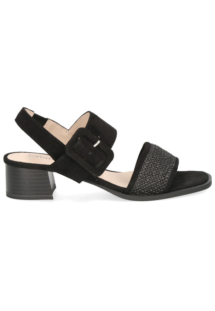 Caprice Sandalen Leder/Textil Schwarz