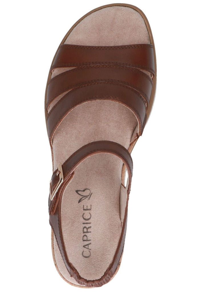 Caprice Sandalen Nappaleder Cognac