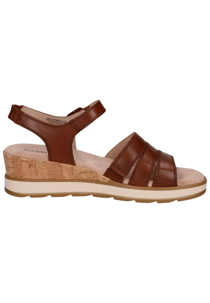 Caprice Sandalen Nappaleder Cognac