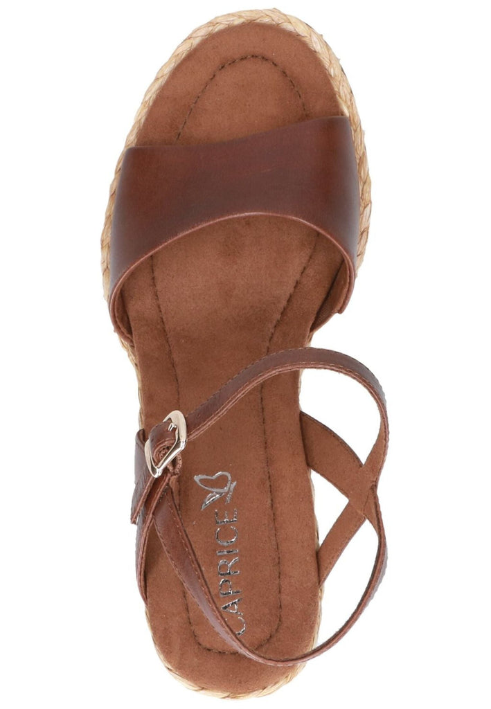 Caprice Sandalen Nappaleder Cognac
