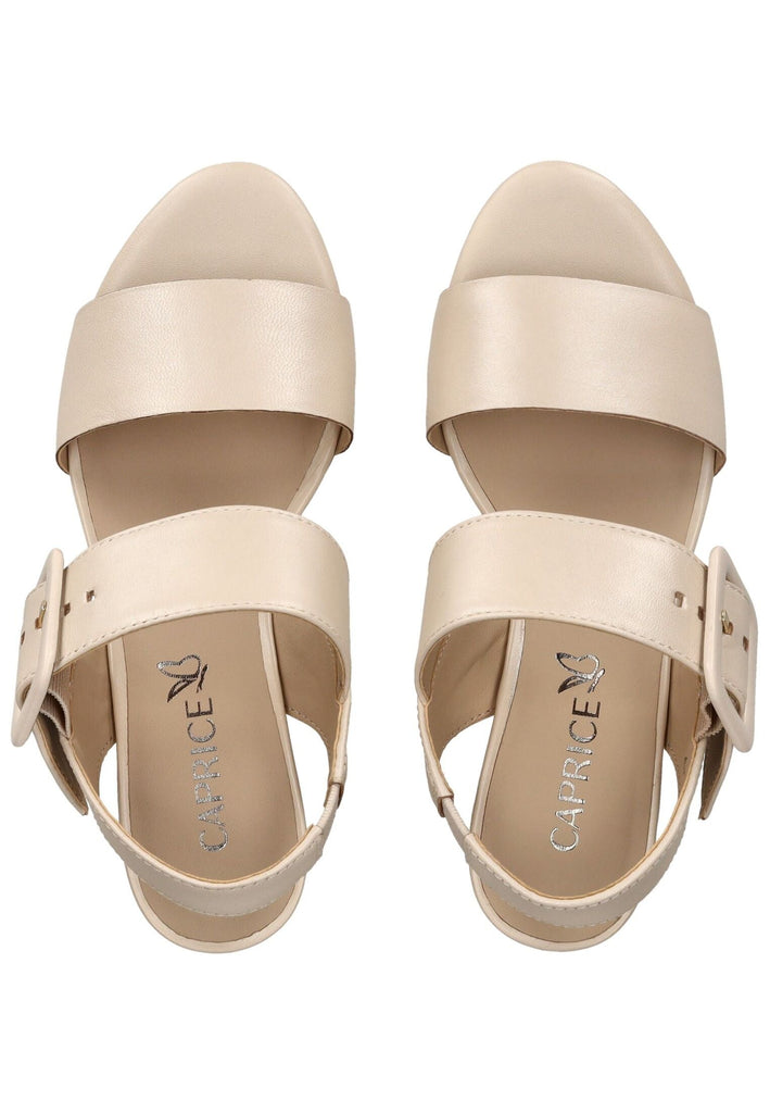 Caprice Sandalen Nappaleder Cream