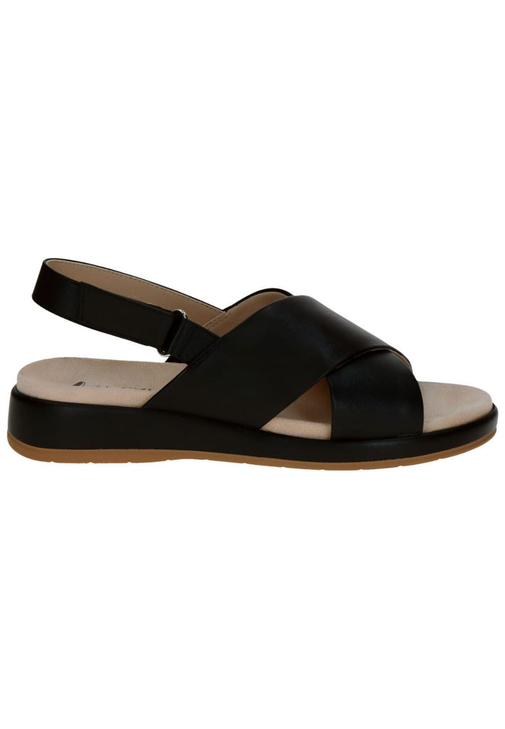 Caprice Sandalen Nappaleder Schwarz