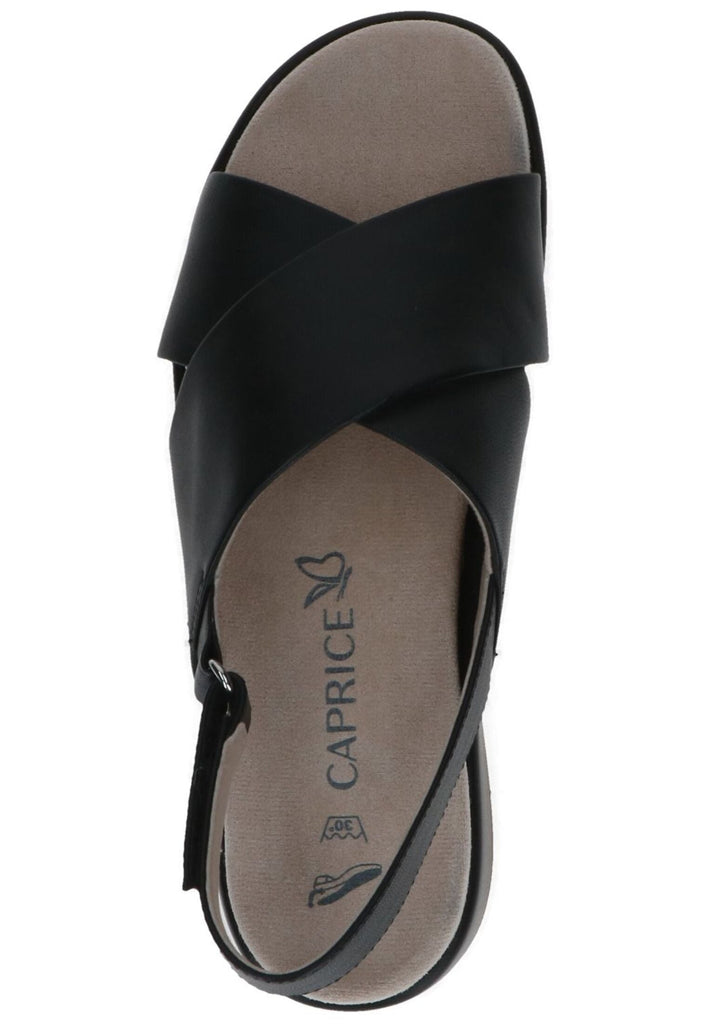 Caprice Sandalen Nappaleder Schwarz