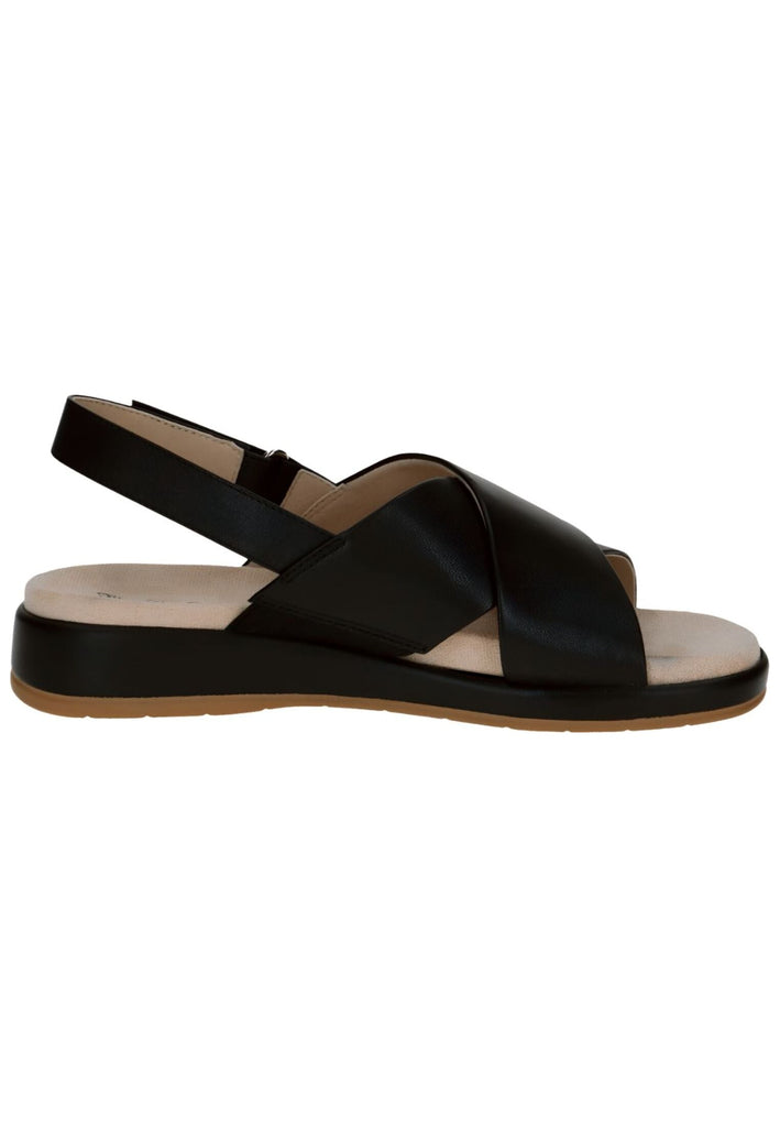 Caprice Sandalen Nappaleder Schwarz