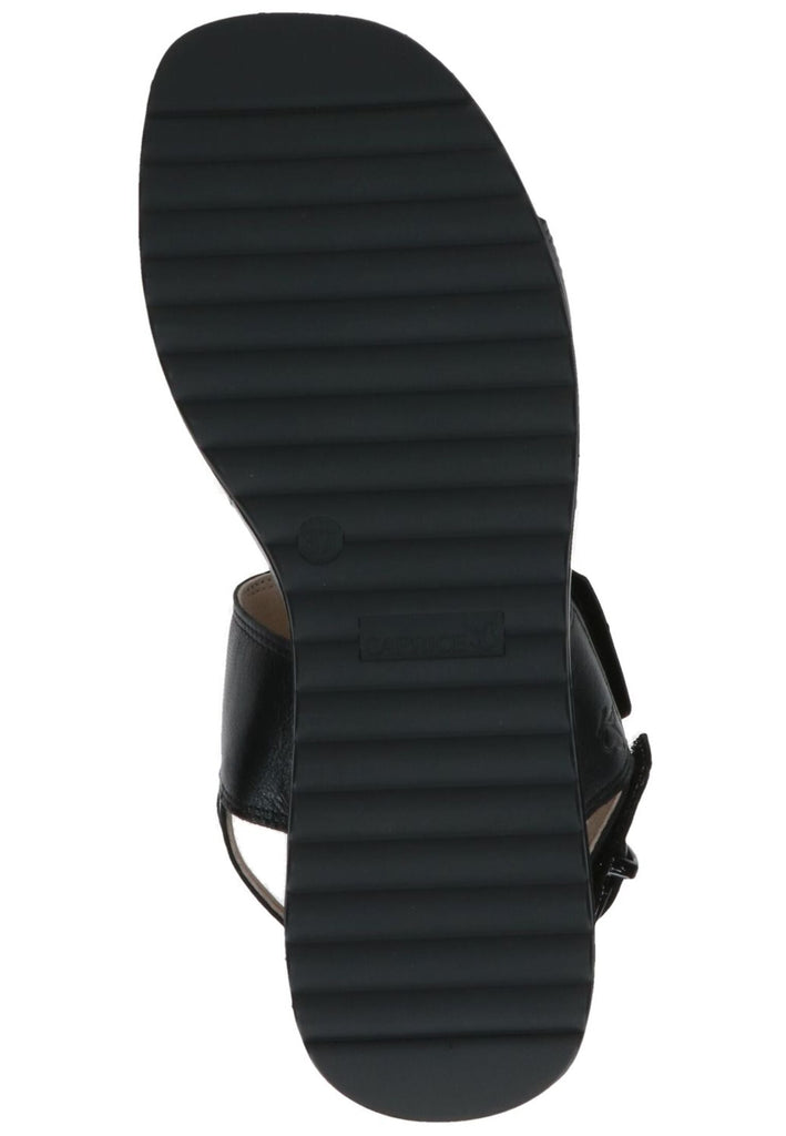 Caprice Sandalen Nappaleder Schwarz