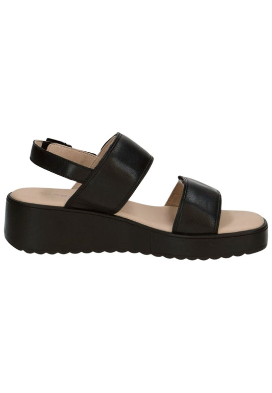 Caprice Sandalen Nappaleder Schwarz
