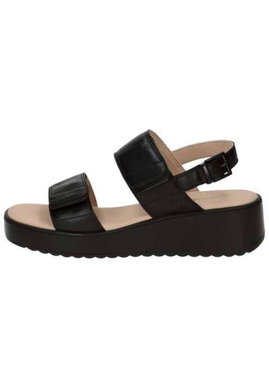 Caprice Sandalen Nappaleder Schwarz