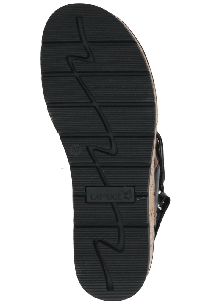 Caprice Sandalen Nappaleder Schwarz