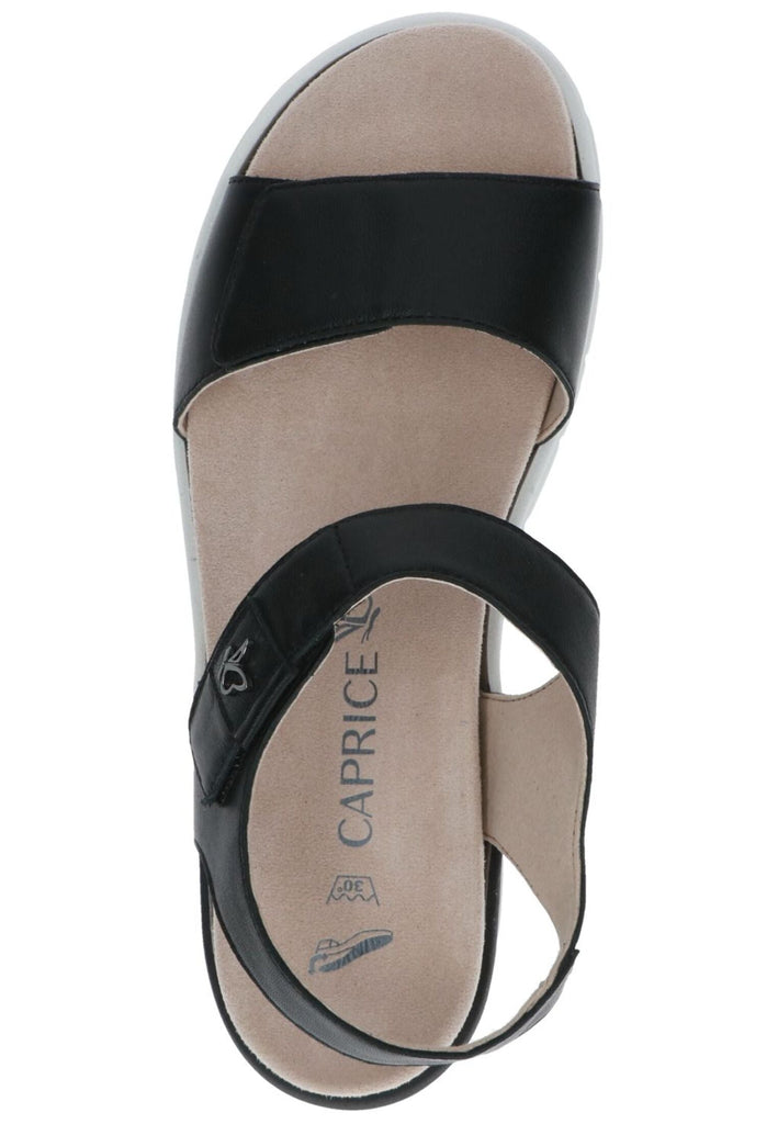 Caprice Sandalen Nappaleder Schwarz