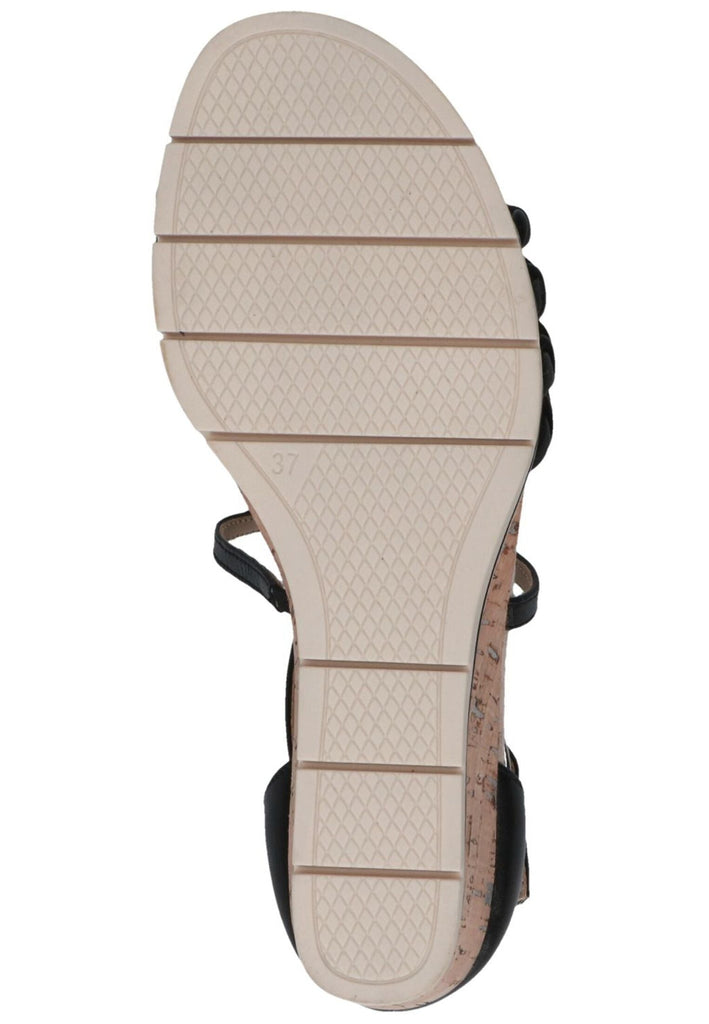 Caprice Sandalen Nappaleder Schwarz