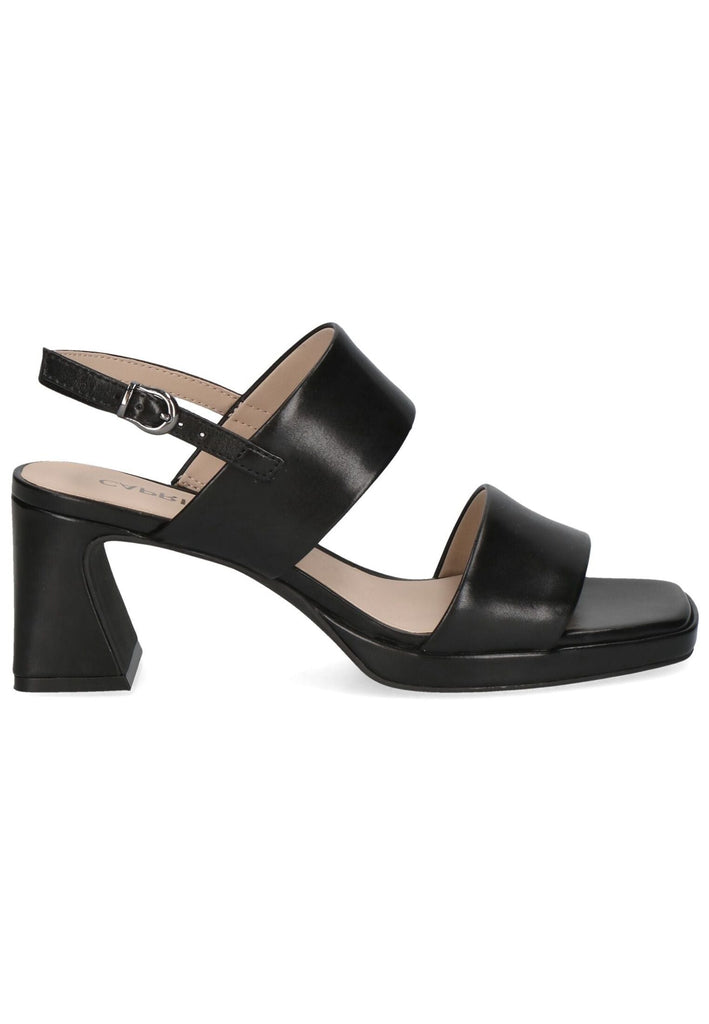 Caprice Sandalen Nappaleder Schwarz