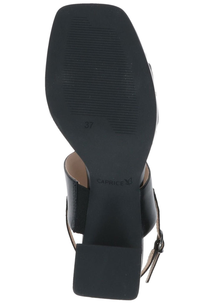 Caprice Sandalen Nappaleder Schwarz