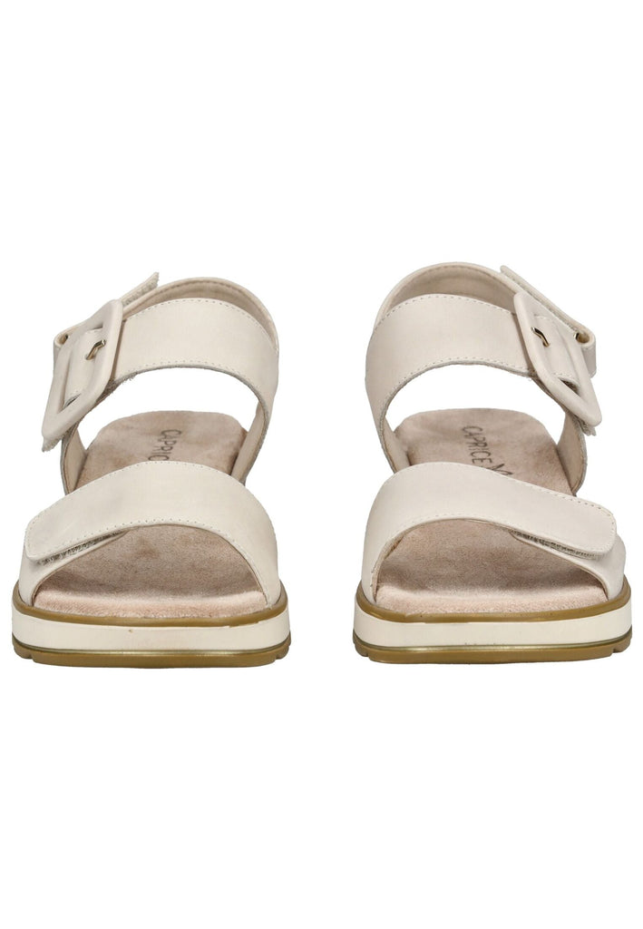 Caprice Sandalen Nubukleder Weiß