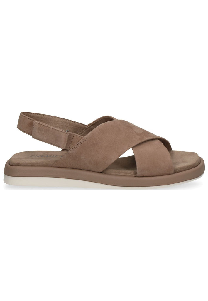 Caprice Sandalen Veloursleder Braun