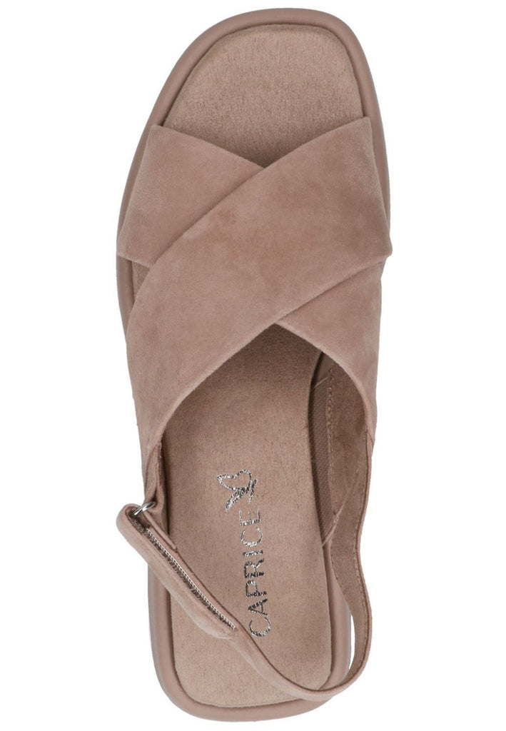Caprice Sandalen Veloursleder Braun
