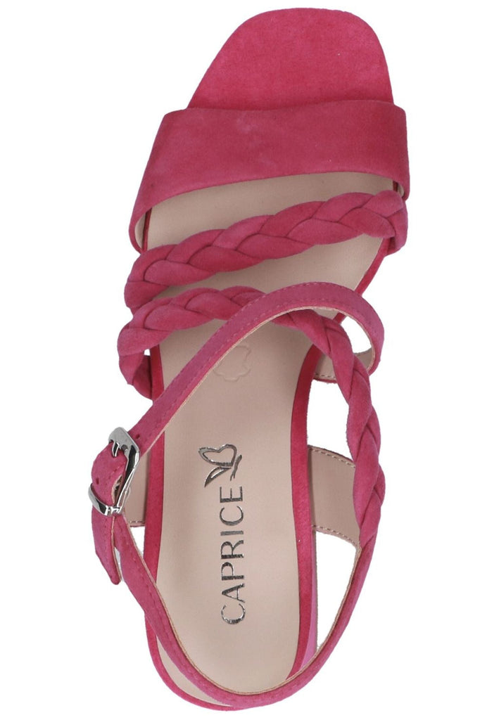 Caprice Sandalen Veloursleder Fuchsia