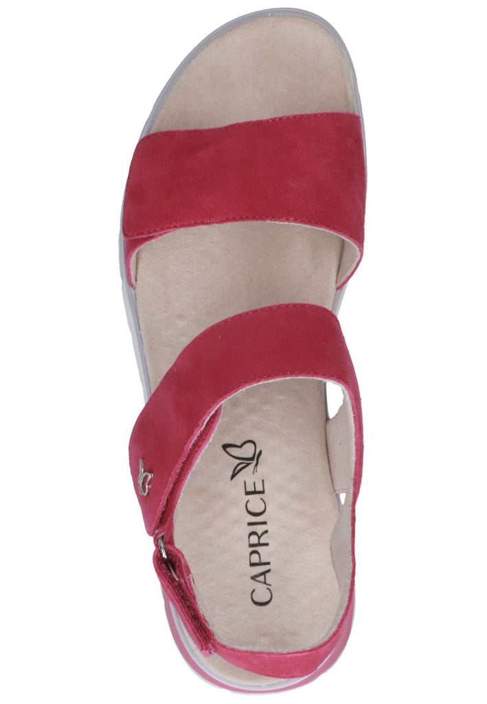 Caprice Sandalen Veloursleder Fuchsia