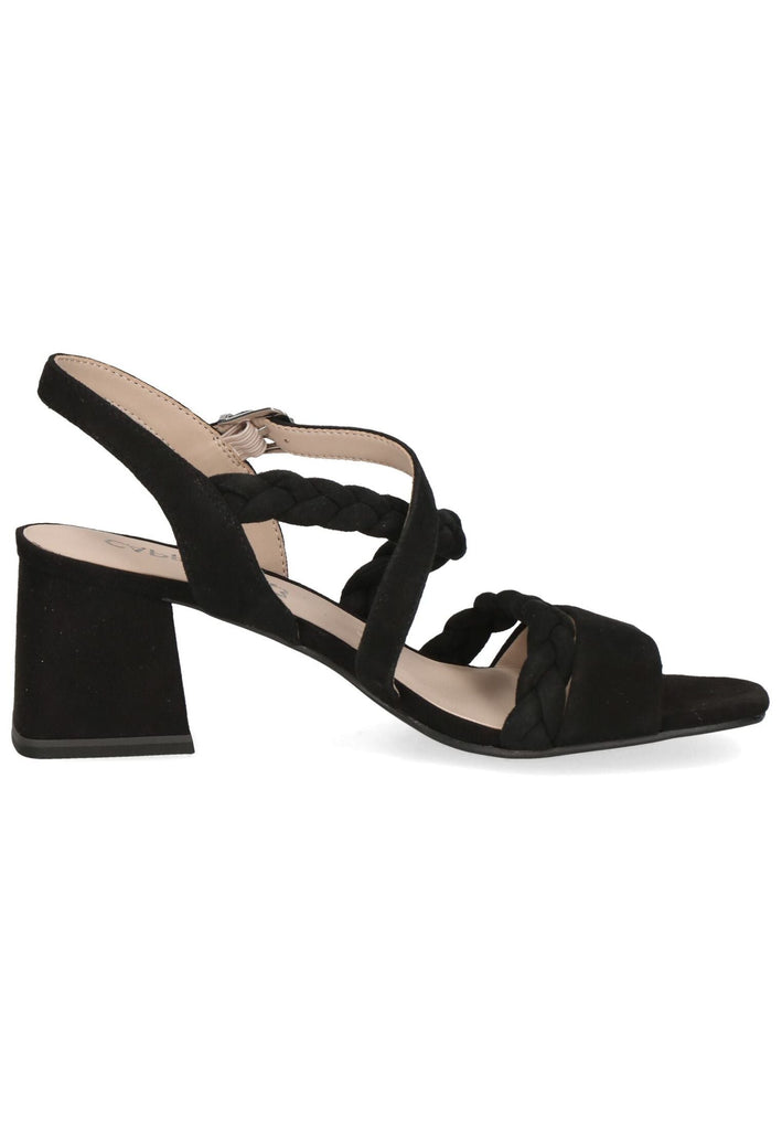 Caprice Sandalen Veloursleder Schwarz