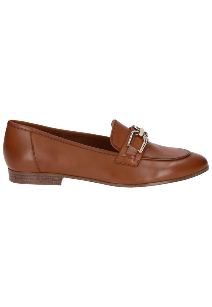 Caprice Slipper Leder Cognac