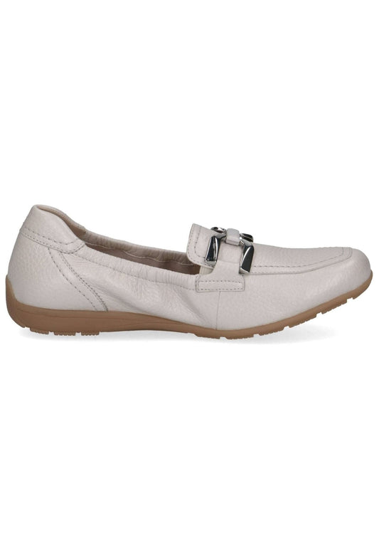 Caprice Slipper Leder Hellbeige