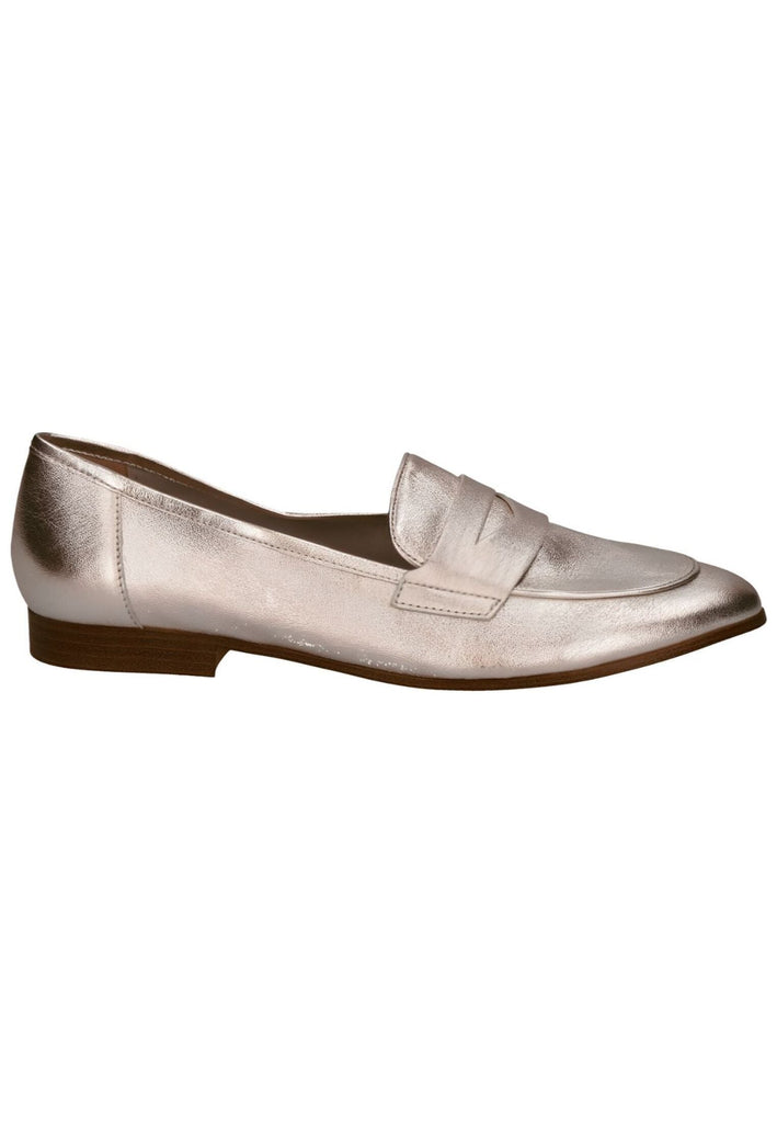 Caprice Slipper Leder Metallic
