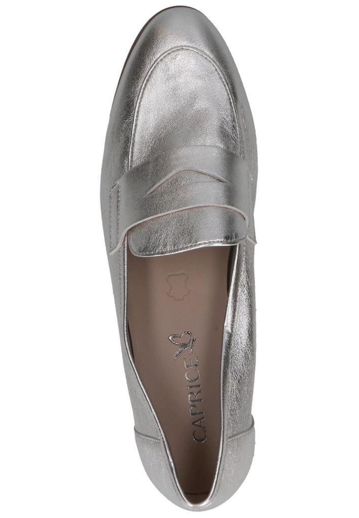 Caprice Slipper Leder Metallic