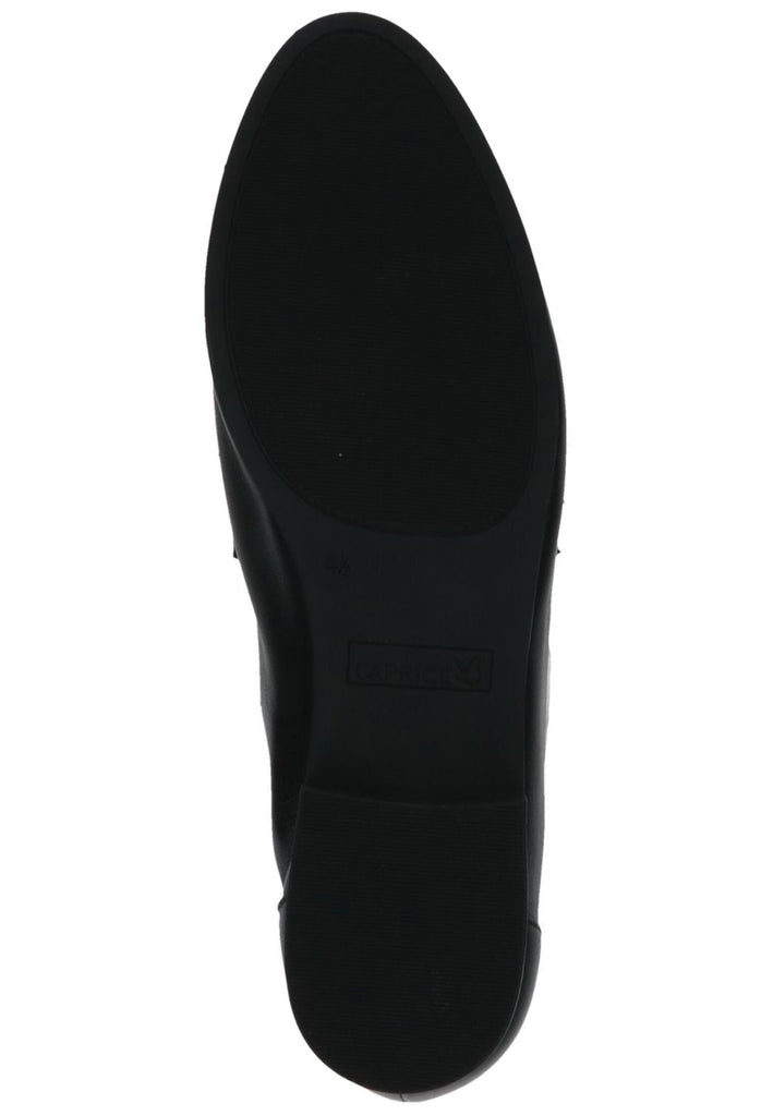 Caprice Slipper Leder Schwarz