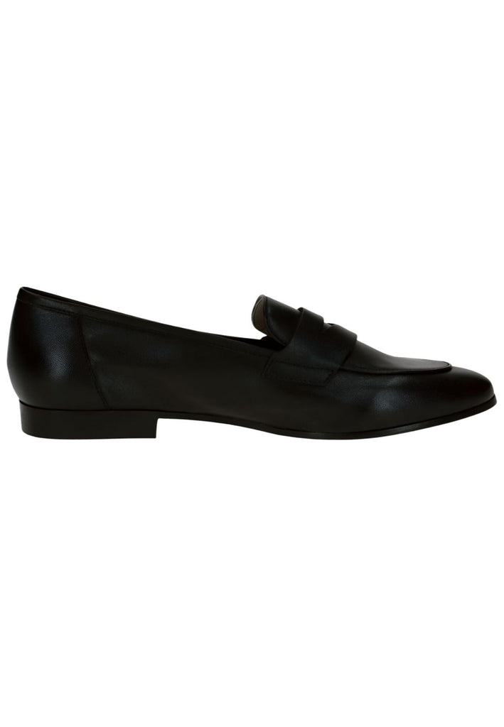 Caprice Slipper Leder Schwarz