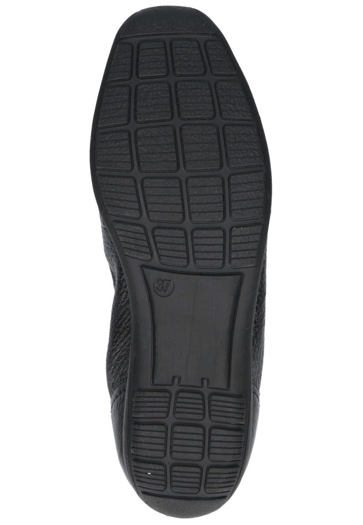 Caprice Slipper Leder Schwarz