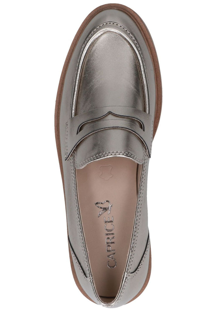 Caprice Slipper Leder Taupe