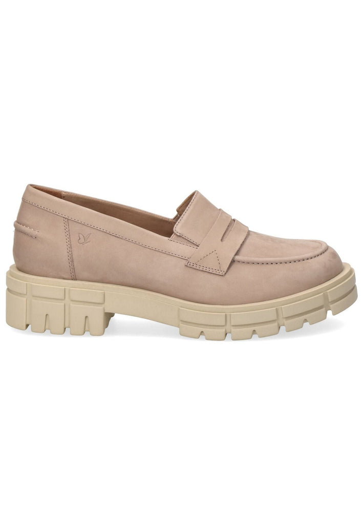 Caprice Slipper Leder Taupe
