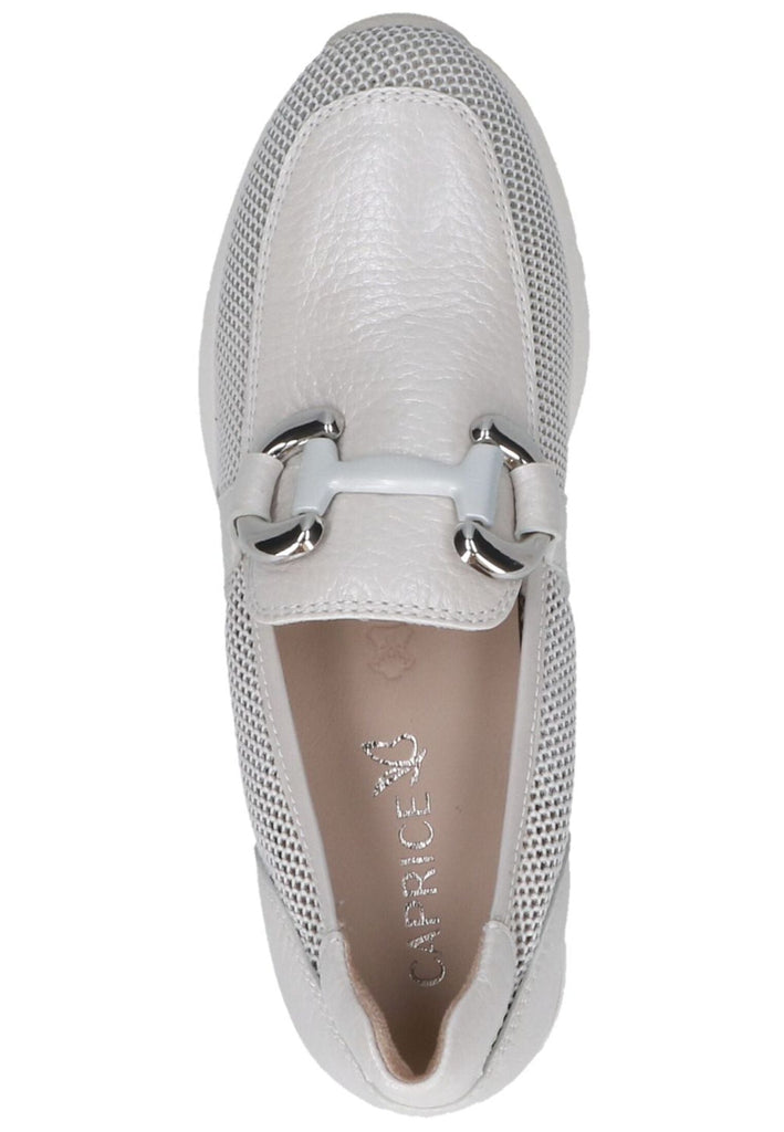 Caprice Slipper Leder/Textil Grau