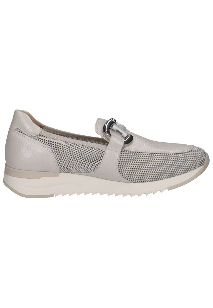 Caprice Slipper Leder/Textil Grau