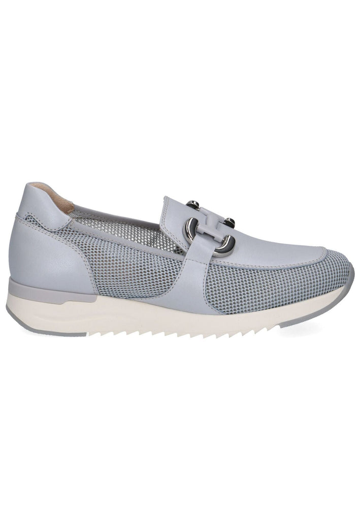 Caprice Slipper Leder/Textil Hellblau