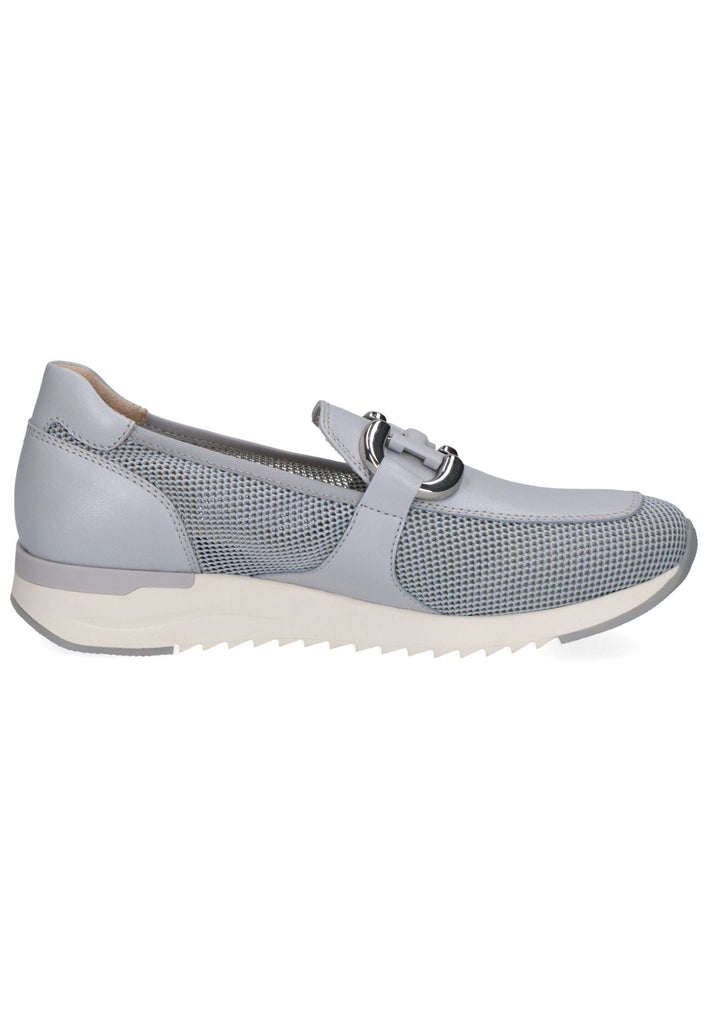 Caprice Slipper Leder/Textil Hellblau