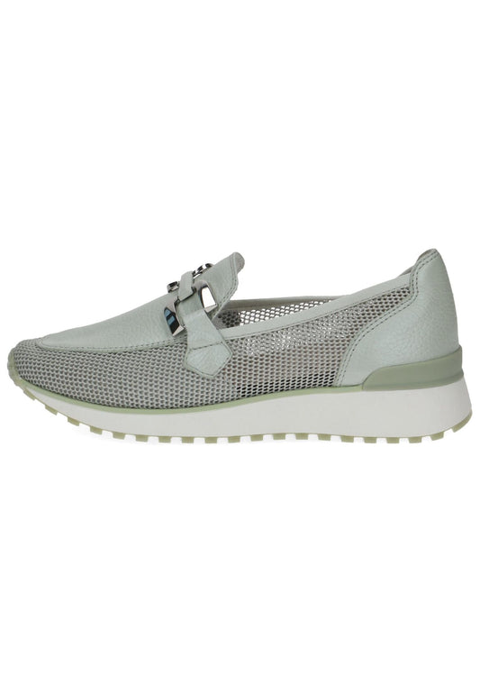 Caprice Slipper Leder/Textil Mint