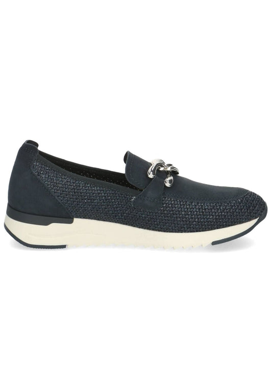 Caprice Slipper Leder/Textil Ocean