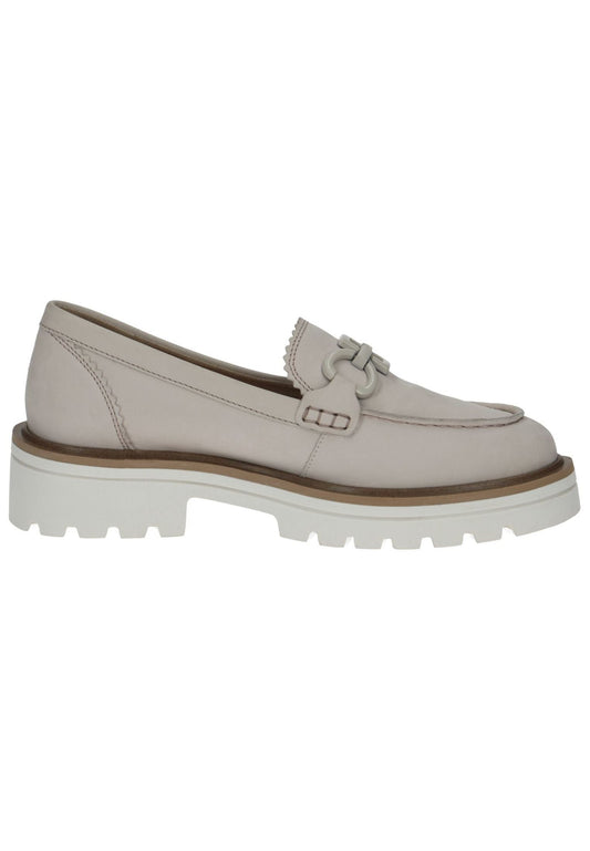 Caprice Slipper Leder Weiß