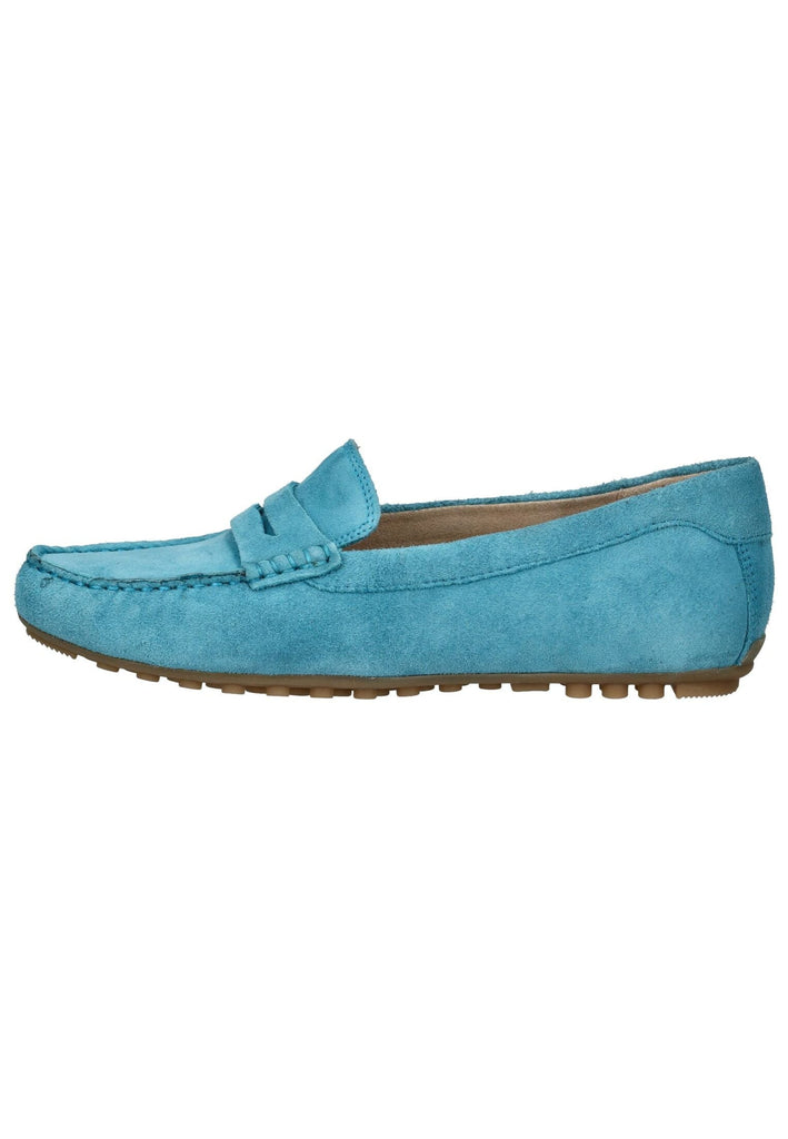 Caprice Slipper Veloursleder Blau