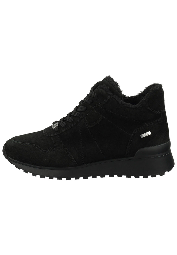 Sneaker Caprice Sneaker Leder Schwarz Warmfutter