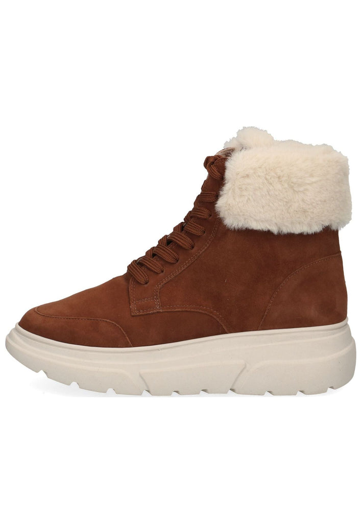 Sneaker Caprice Sneaker Veloursleder/Textil Cognac Warmfutter