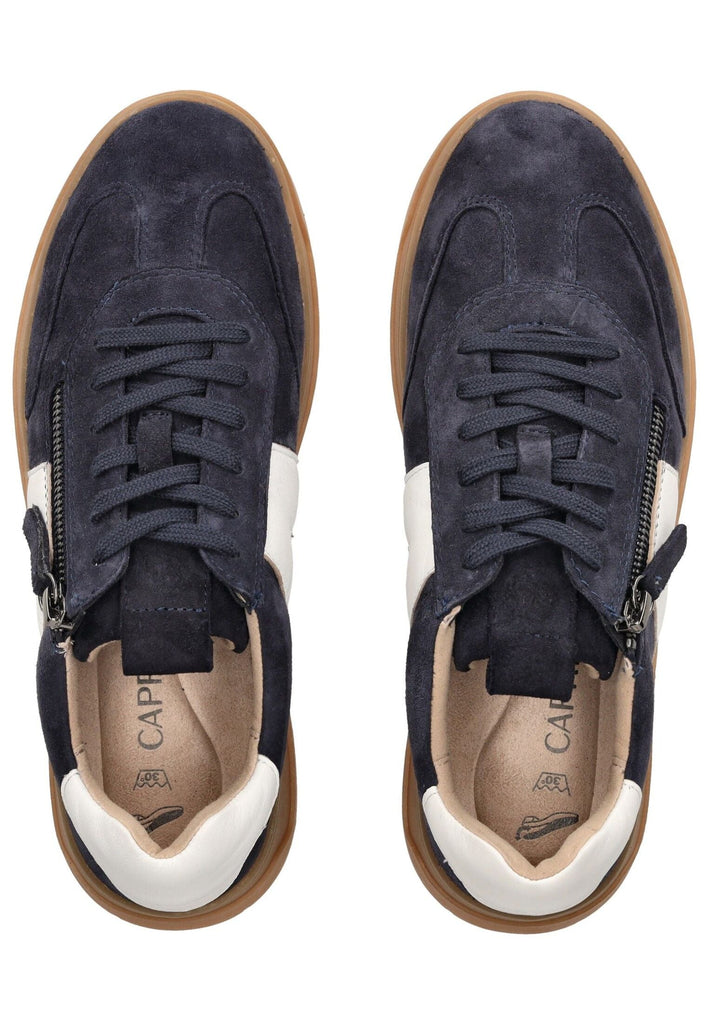 Caprice Sneaker Leder Blau/Weiß